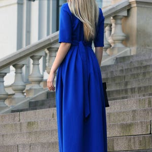 Women Formal Dress Evening Dress Royal Blue Maxi Dress Long - Etsy ...