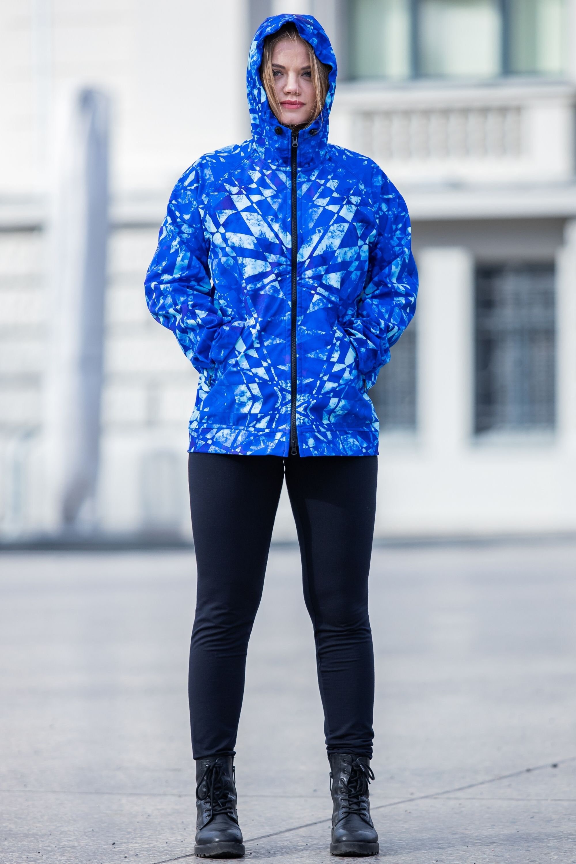 Parka Jacket Women Outerwear Womens Sport Jacket Blue Etsy India