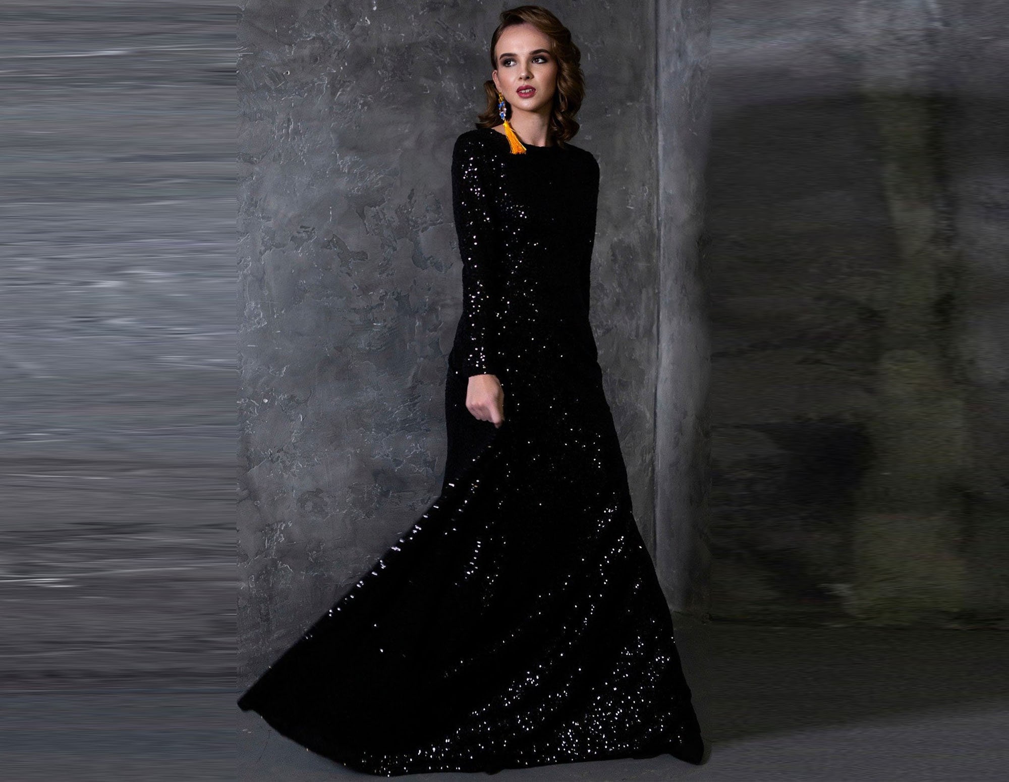 Glitter Dress Black Dress Maxi Dress ...