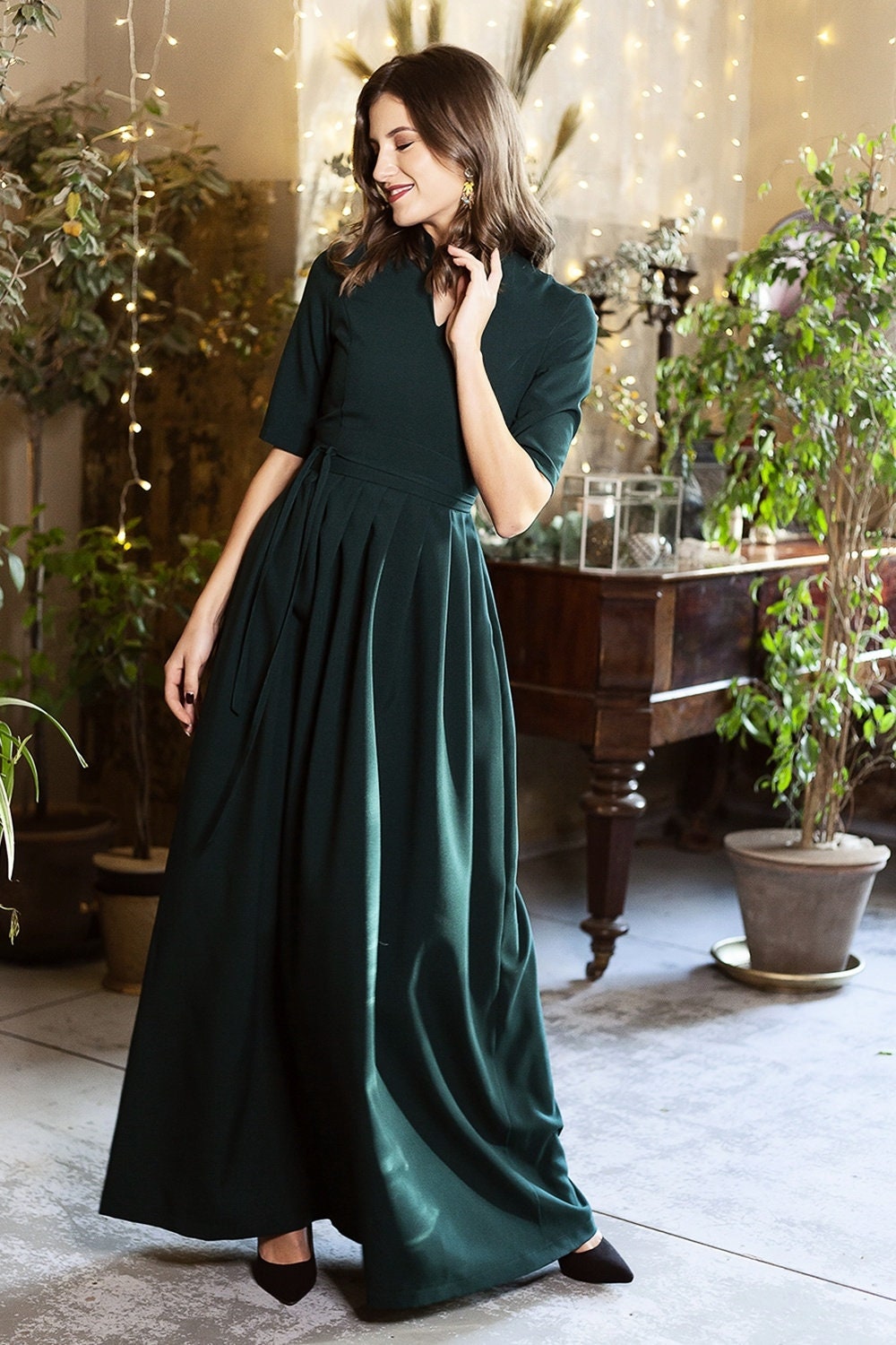 sachin and babi light blue dress Clouds Of Love Strapless Pleated Maxi Dress Blue main image 1