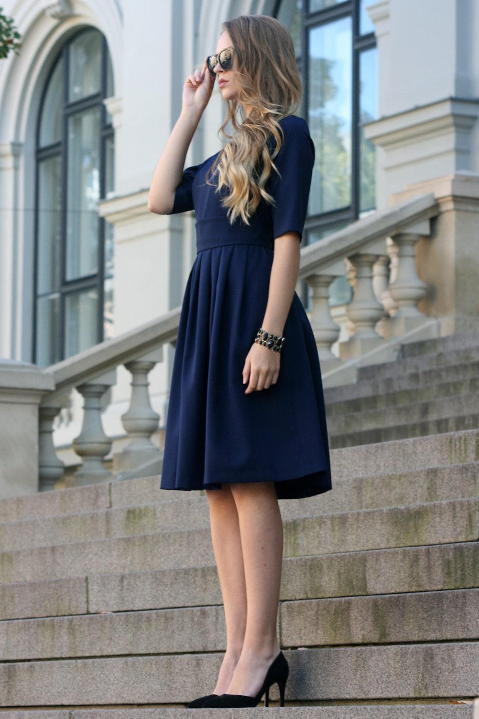 white dress long sleeve Ferrara Embellished Cowl Neck Mini in Size (US):10 PRICE_$50-$100 CFLVAEK Plus Size Cami