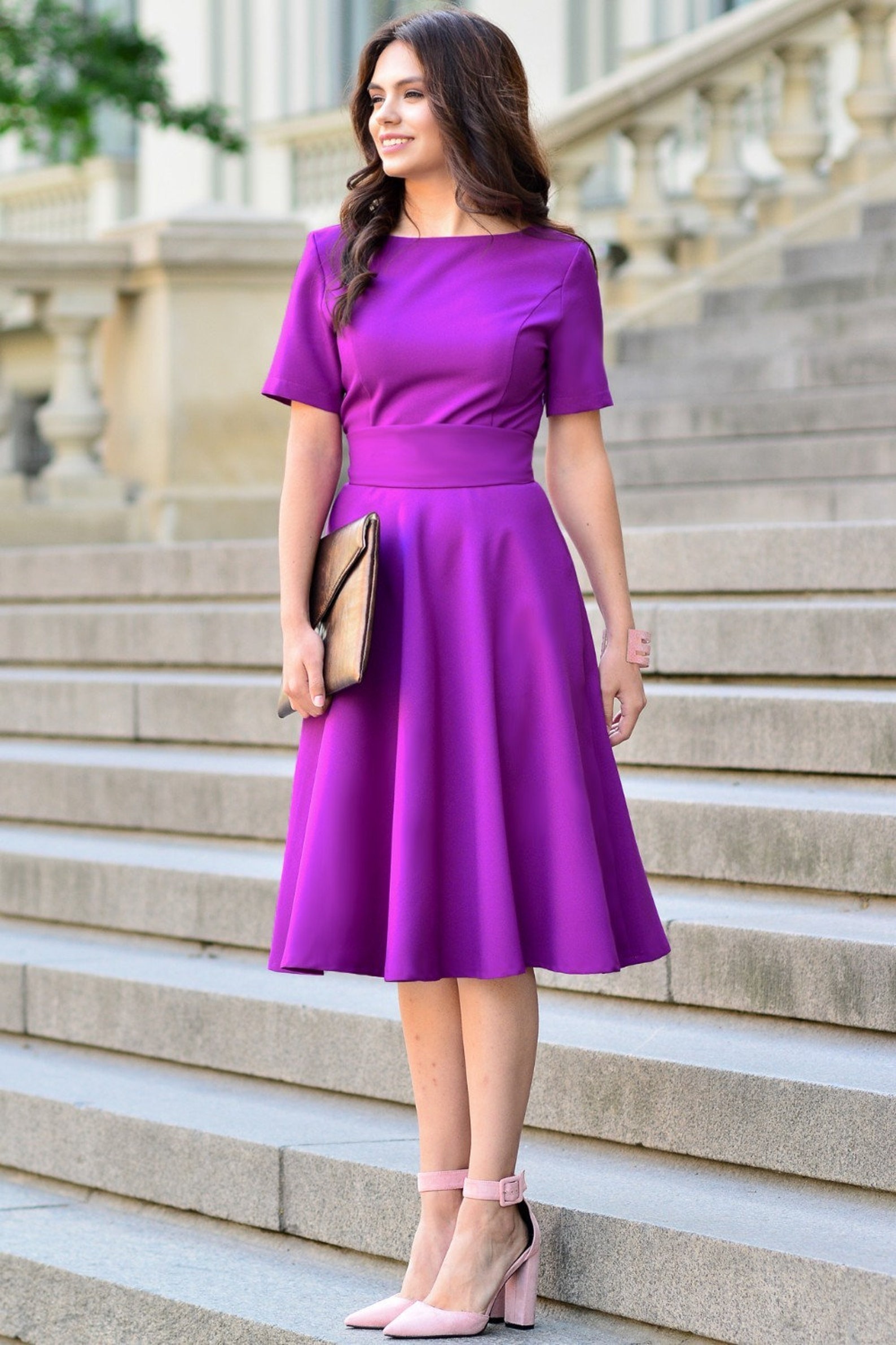 Teal Dress Turquoise Dress Circle Dress Cocktail Dress Etsy