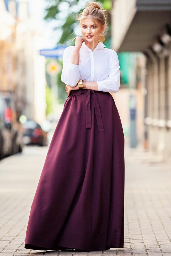 Calf-length skirt - Light purple - Ladies | H&M-as247.edu.vn