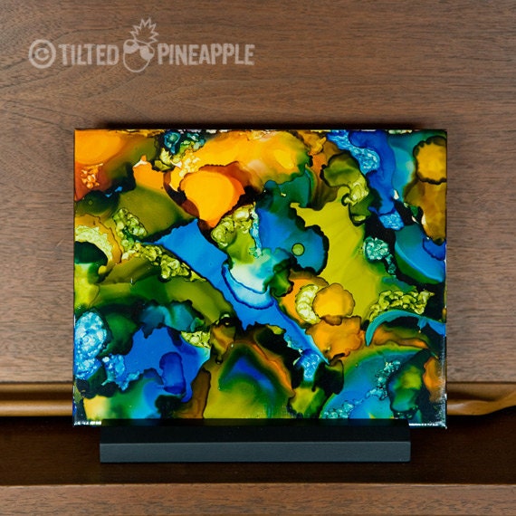 Items similar to Painted Ceramic Art Tile on Etsy