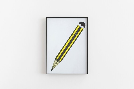 yellow hb pencil