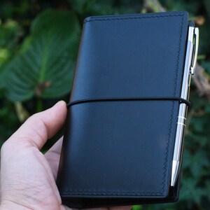 Travelers Notebook Insert BLACK Midori Insert Regular Standard A5 Wide B6  Personal A6 Pocket Field Notes Passport Micro N410 