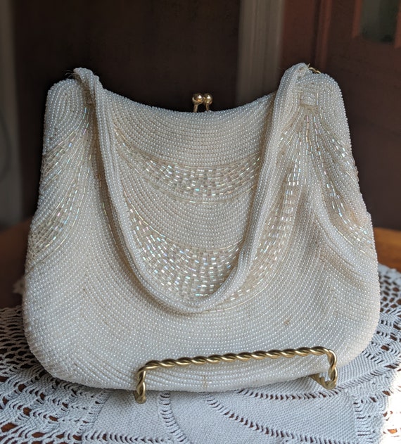 Vintage Beaded Purse Made in Korea 