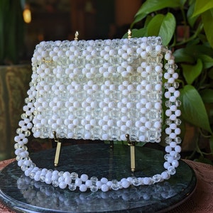 Beaded 1960s/70s Purse Handmade in Hong Kong