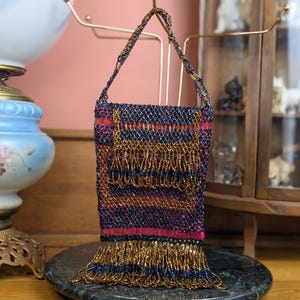 Intricately Beaded Vintage Purse Hand Made