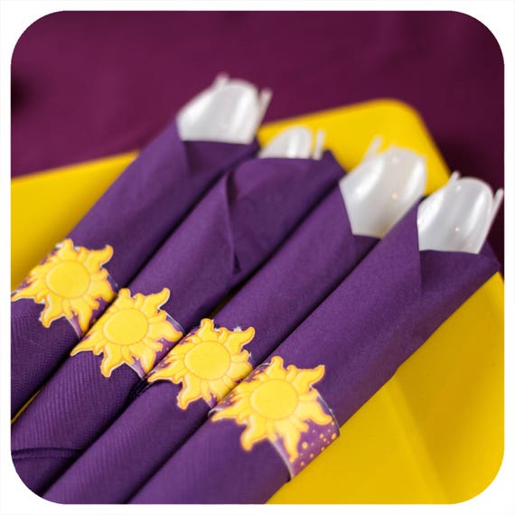 Tangled party; Tangled PDF Birthday Party; Tangled PDF Napkin Rings; Rapunzel Party; Tangled Party Decor; Party; Tangled; Tangled Birthday Il_570xn
