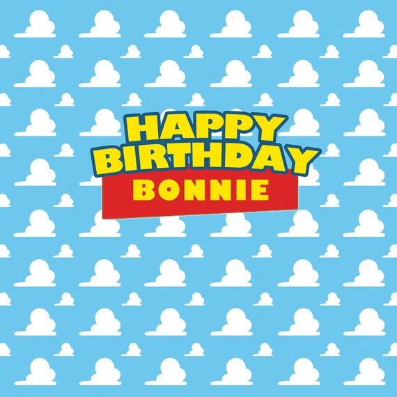 Toy Story Background Editable Printable PDF; Toy Story birthday party; Toy Story Birthday Party ideas; Toy Story themed backdrop Il_570xn