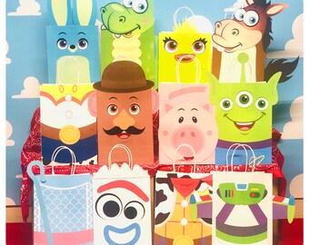 Toy Story Gift Bags Printable PDF; Toy Story birthday party; Toy Story Birthday Party ideas; Toy Story themed gift bags