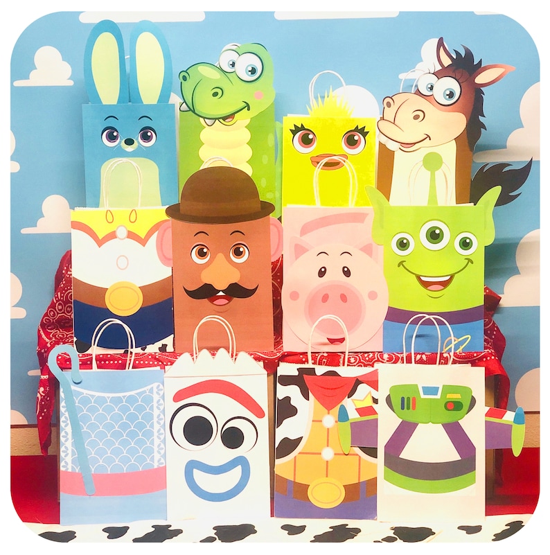 Toy Story Gift Bags Printable PDF Toy Story Birthday Party | Etsy