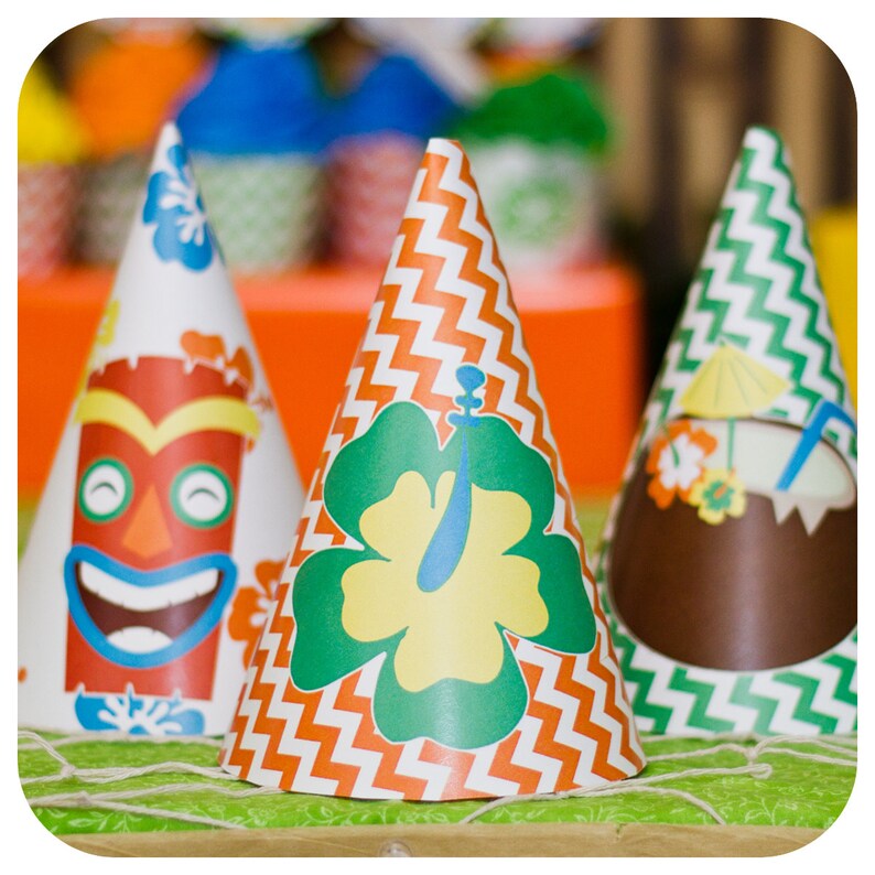 Luau Gift Bags Luau Party Luau Birthday Party Gift Bags  Etsy