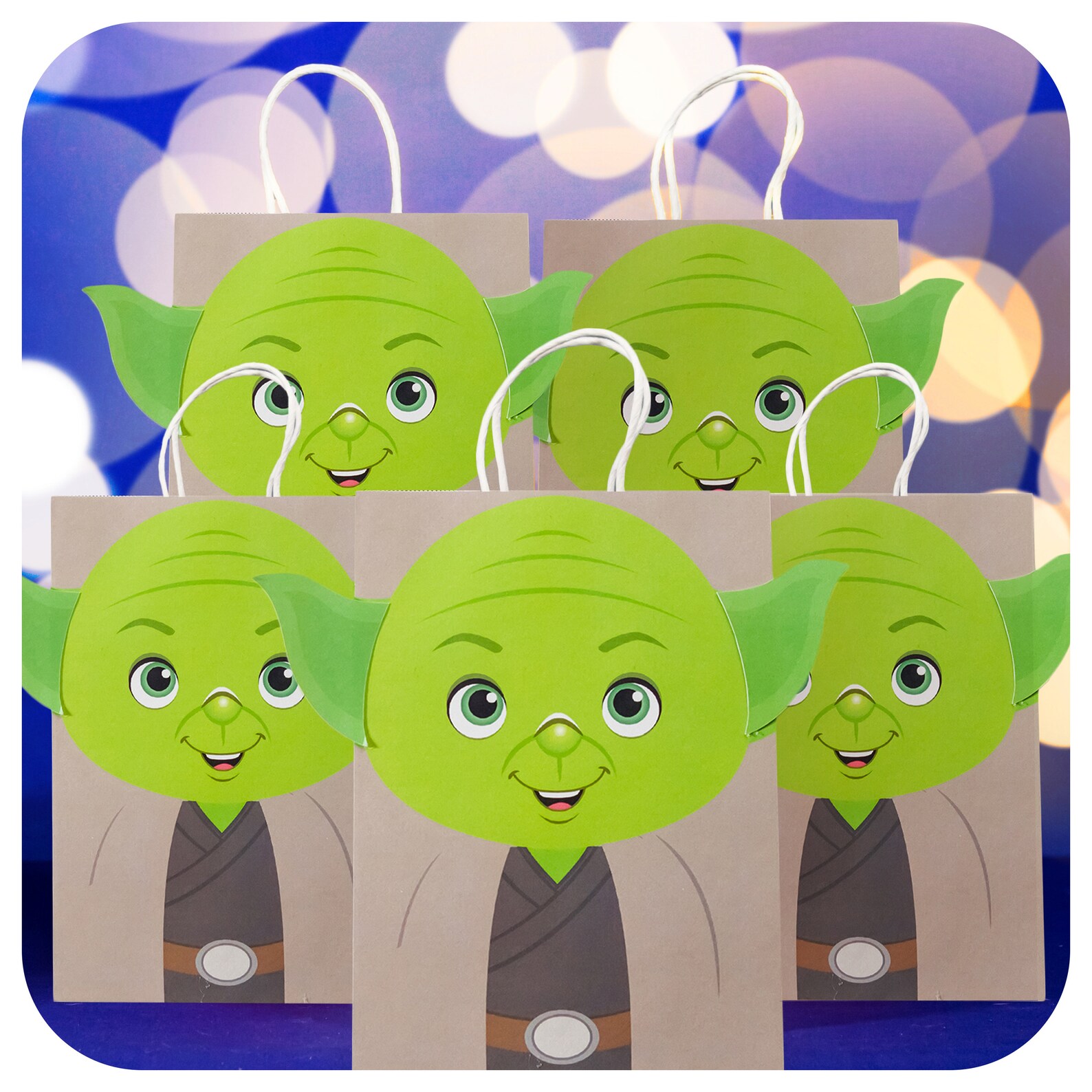 Star Wars Star Wars Gift Bags Star Wars Birthday Star Wars Etsy