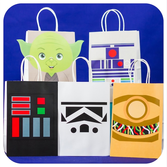 Star Wars; Star Wars Gift Bags; Star Wars Birthday; Star Wars decor; Star Wars Party; Star Wars Party Decor; Star Wars Birthday Party Decor Il_570xn