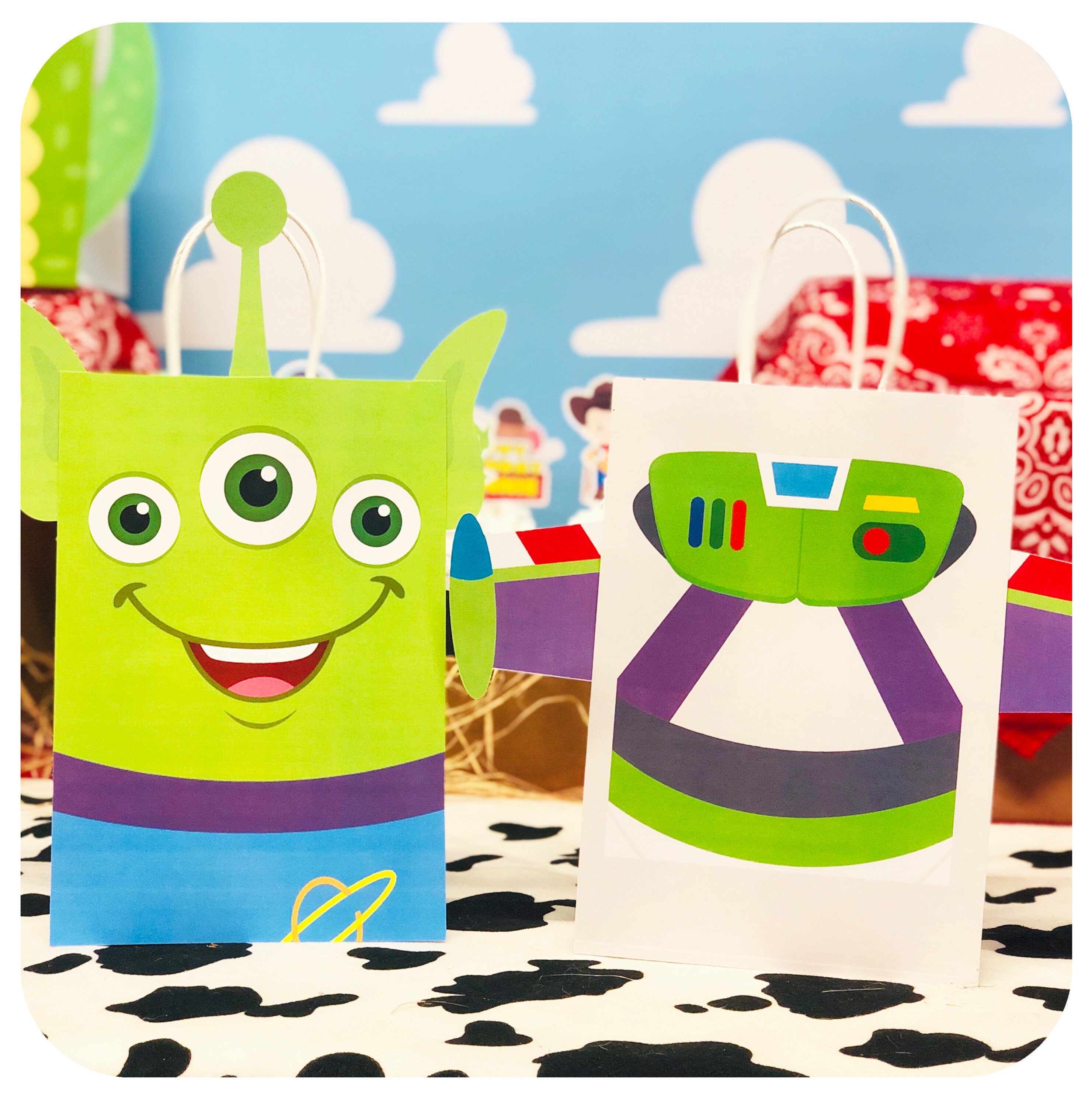 Toy Story Gift Bags Printable PDF Toy Story birthday party Etsy