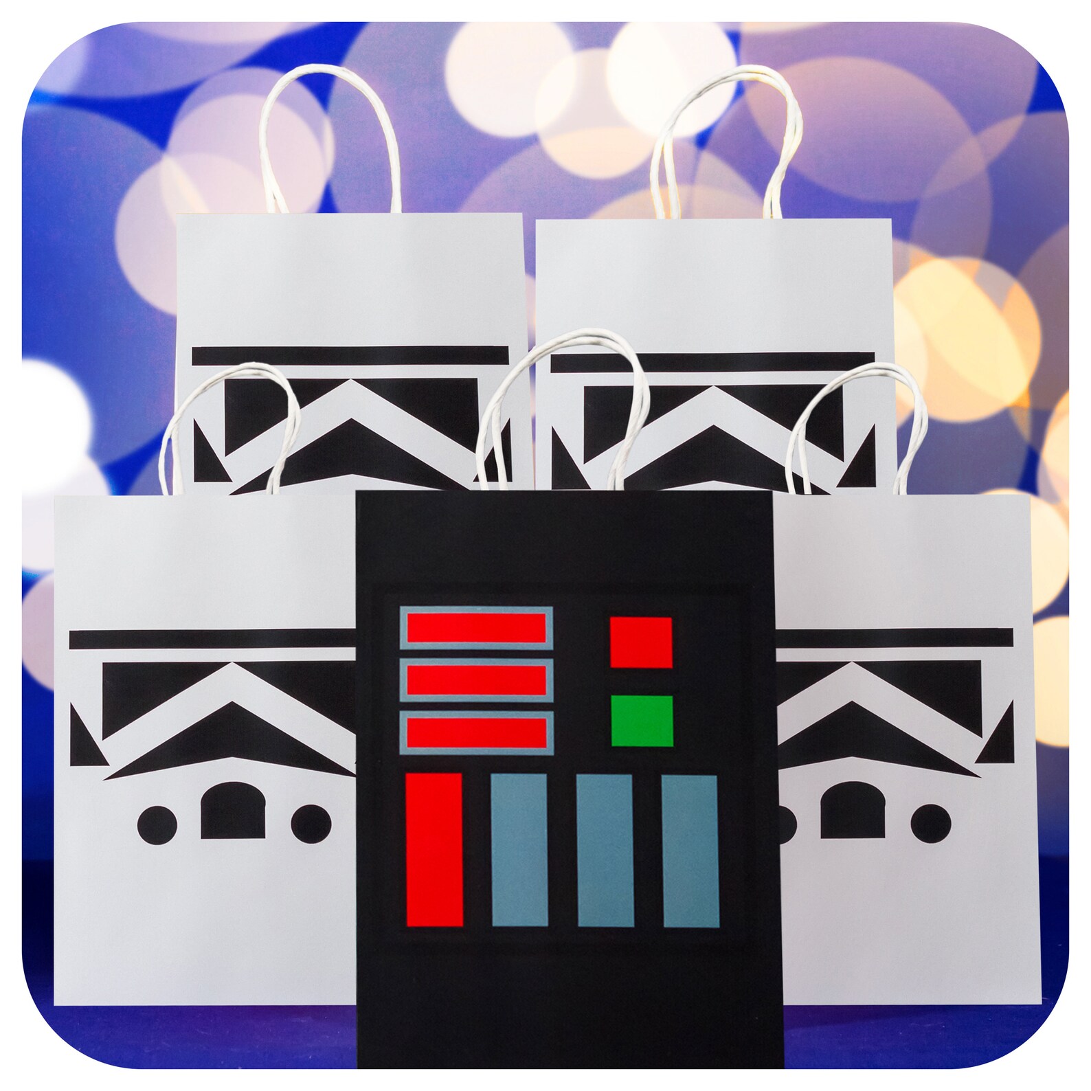 Star Wars Star Wars Gift Bags Star Wars Birthday Star Wars Etsy