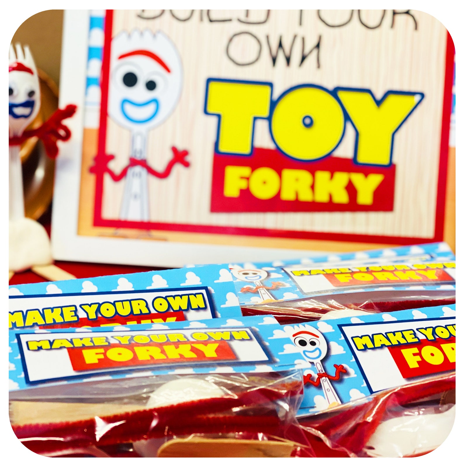 Toy Story Favor Bag Toppers Printable PDF Toy Story Birthday Etsy Canada