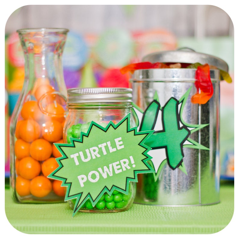Teenage Mutant Ninja Turtle Centerpieces TMNT Party Ninja | Etsy