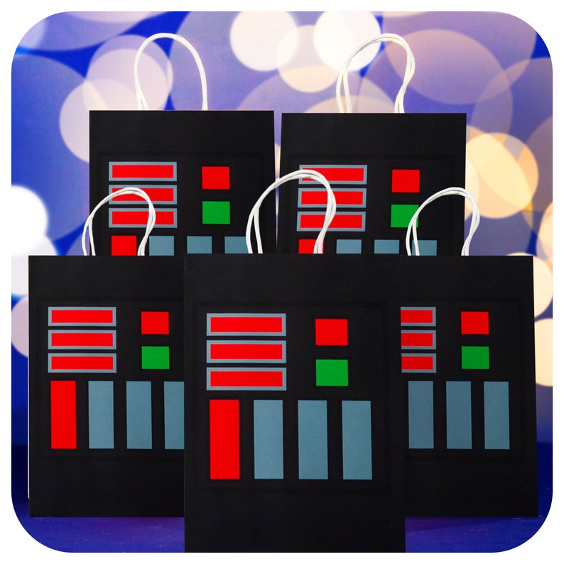 Star Wars Star Wars Gift Bags Star Wars Birthday Star Wars Etsy