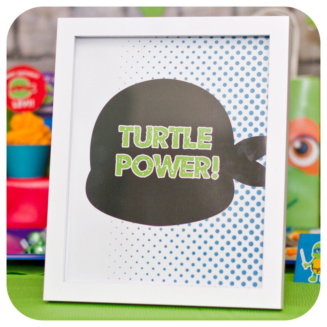 Teenage Mutant Ninja Turtle Signs TMNT Party Ninja Turtle | Etsy