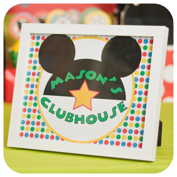 Mickey Mouse; Mickey Mouse Party; Mickey Mouse Clubhouse Birthday Party; Mickey Mouse Birthday; Mickey Mouse Clubhouse Birthday Party Il_570xn