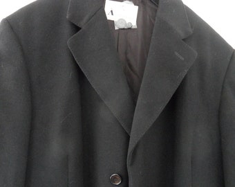 Mens Aquascutum cashmere overcoat,extra large overcoat, Aquascutum,Vintage Aquascutum,cashmere coat,black cashmere overcoat,