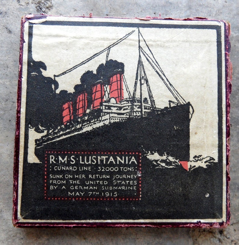 R M S Lusitania Medal 1915 Lusitania Medal 1915 Ww1 Medal Sinking Of The Lusitania German Medal Of Lusitania Sinking Militaria Medals