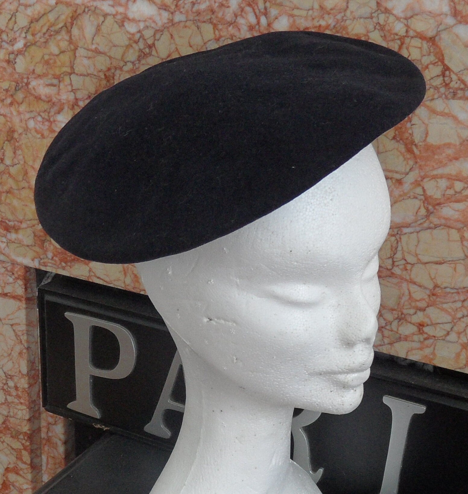 Vintage French Beret Authentic Ladys 