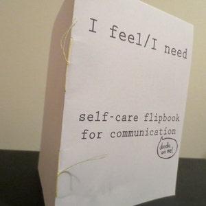 PDF TEMPLATE I Feel/I Need Self-Care Flipbook image 1