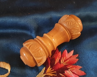 Estuche para agujas Corazo, antiguo francés