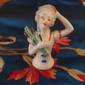 アンティークのハーフドールピンクッション、磁器 - Etsy 日本