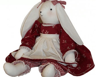 DIY kit for making a fabric rabbit