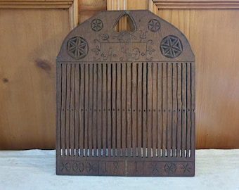 Rigid heddle, antique Danish