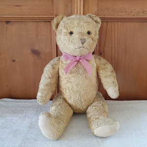Vintage teddy bear fully jointed