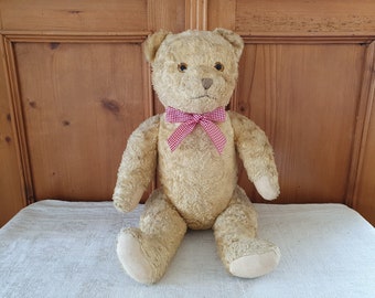 Vintage teddy bear fully jointed