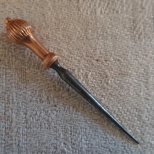 14 karat guldsyl eller systiletto, antik holländsk bild 1