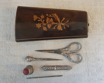 Nähset, französisch Silber Napoleon III