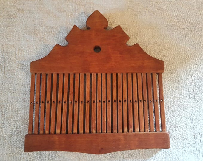 Rigid heddle or tape loom, vintage Swedish