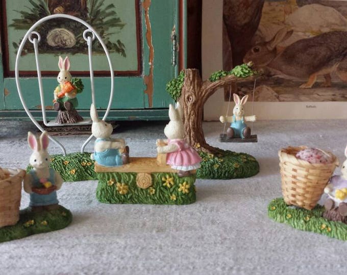 Vintage Easter hare play ground