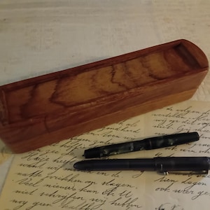 wooden pencil box