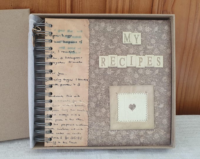 DIY recipe book