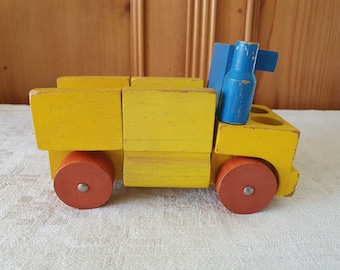 Wooden car, toy car, push car