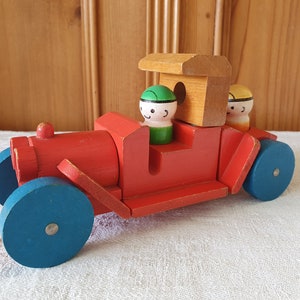 Wooden car, toy car, push car