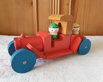 Wooden car, toy car, push car