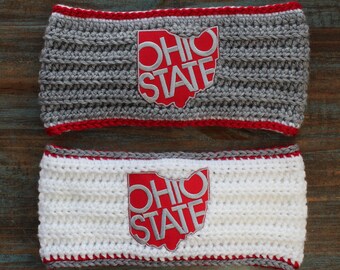 ohio state headband ear warmer