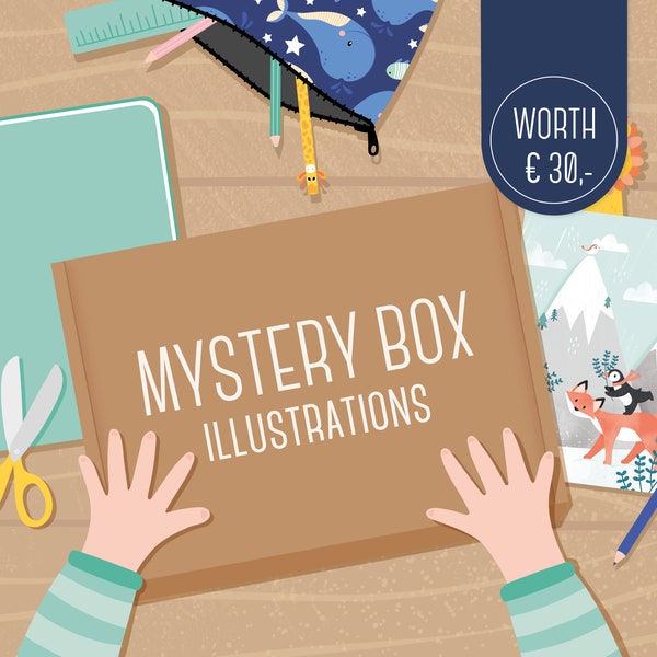 Art Supplies Mystery Box Etsy