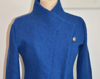 grey boiled wool jacket