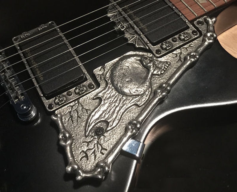 Guitar Parts PEWTER HARDWARE SKULL Gibson Les Paul Etsy